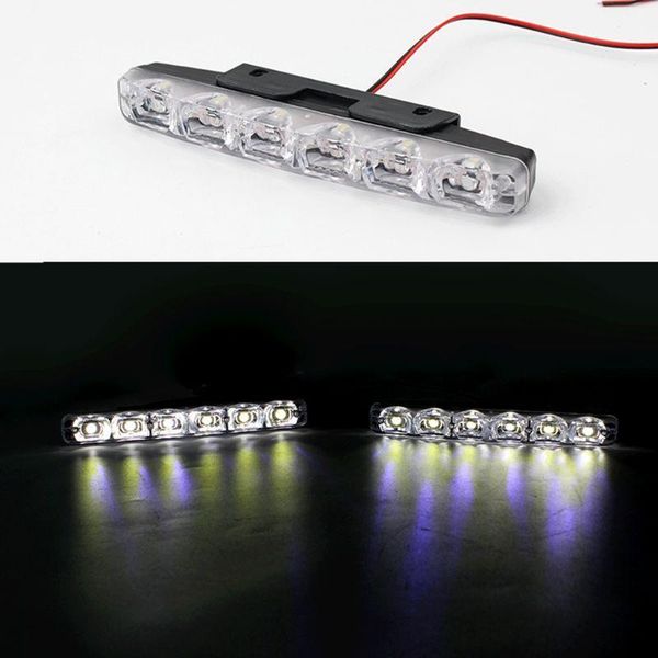 2pcs/pair 6 leds car daytime running lights car-styling drl car daytime lamp auto fog light super bright waterproof dc 12v1
2pcs/pair 6 leds car daytime running lights car-styling drl car daytime lamp auto fog light super bright waterproof dc 12v1