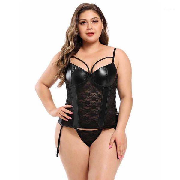 comeondear women's vintage push up black lace corset bustier lingerie drop shiping faux leather corset bustier a34471, Black;white
comeondear women's vintage push up black lace corset bustier lingerie drop shiping faux leather corset bustier a34471, Black;white