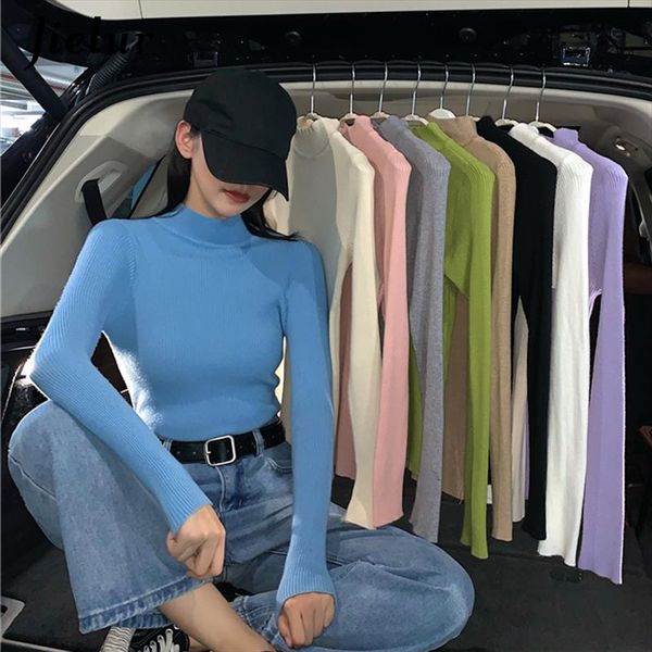 turtleneck knitted sweaters women autumn winter basic primer pullovers solid color korean sweater slim fit white pullover, White;black
turtleneck knitted sweaters women autumn winter basic primer pullovers solid color korean sweater slim fit white pullover, White;black