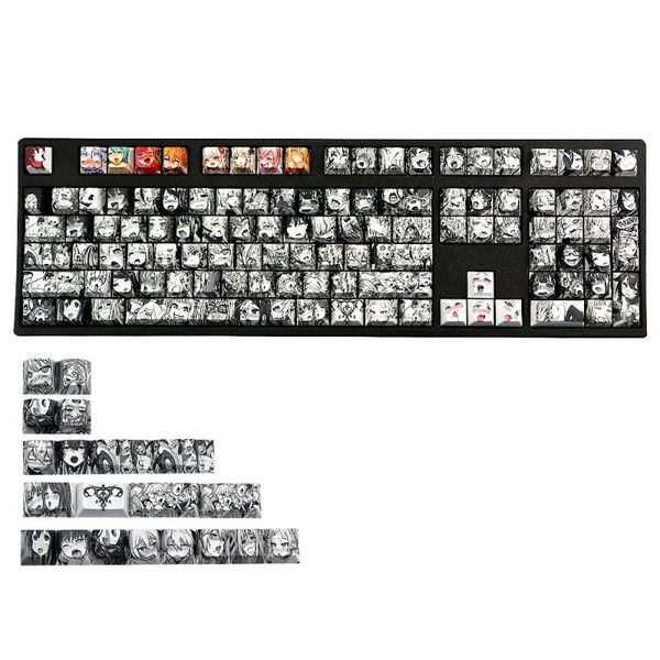 pbt 128 key ahegao keycap dye sublimation cherr profile japanese anime keycap for cherry gateron kailh switch gk61 gk64 keyboard
pbt 128 key ahegao keycap dye sublimation cherr profile japanese anime keycap for cherry gateron kailh switch gk61 gk64 keyboard