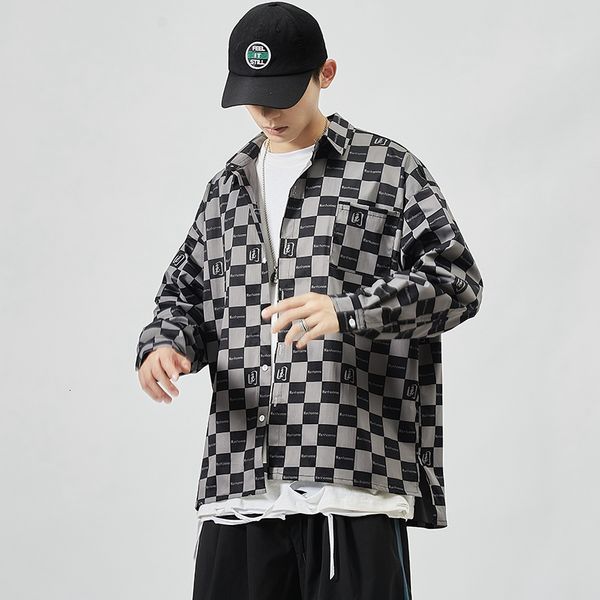 2021 brand spring autumn black white long sleeves new flannel collar korea style shirt for men's printe harajuku clothes j78k, White;black
2021 brand spring autumn black white long sleeves new flannel collar korea style shirt for men's printe harajuku clothes j78k, White;black
