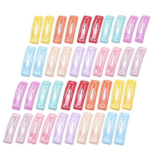 10 20pcs baby snap hair clips children colorful women metal barrettes rectangle hairpin hair accessories for girls hairgrips 5cm wmtlfx, Black;brown
10 20pcs baby snap hair clips children colorful women metal barrettes rectangle hairpin hair accessories for girls hairgrips 5cm wmtlfx, Black;brown