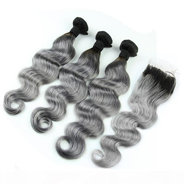 brazilian body wave #1b grey ombre hair with lace closure two tone 3bundles with closure 4pcs lot brazilian silver grey hair with closure, Black;brown
brazilian body wave #1b grey ombre hair with lace closure two tone 3bundles with closure 4pcs lot brazilian silver grey hair with closure, Black;brown