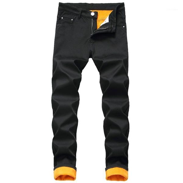 men's jeans men's fleece for winter plus size thickened warm denim pants slim straight long trousers1, Blue
men's jeans men's fleece for winter plus size thickened warm denim pants slim straight long trousers1, Blue