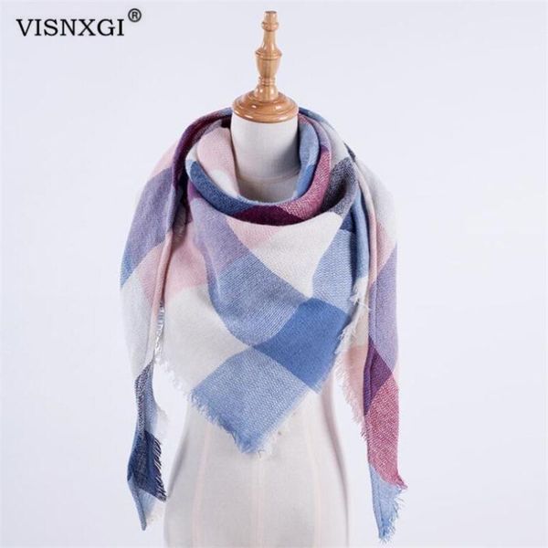 visnxgi women winter scarf shawl cashmere scarves shawls blanket triangle shawls scarve blanket warm winter, Blue;gray
visnxgi women winter scarf shawl cashmere scarves shawls blanket triangle shawls scarve blanket warm winter, Blue;gray