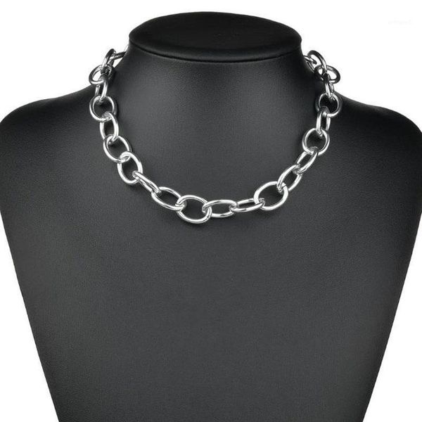 punk hip hop thick chain necklace for women exaggerated gold silver color big chunky collar necklace party jeweley gift1, Golden;silver
punk hip hop thick chain necklace for women exaggerated gold silver color big chunky collar necklace party jeweley gift1, Golden;silver