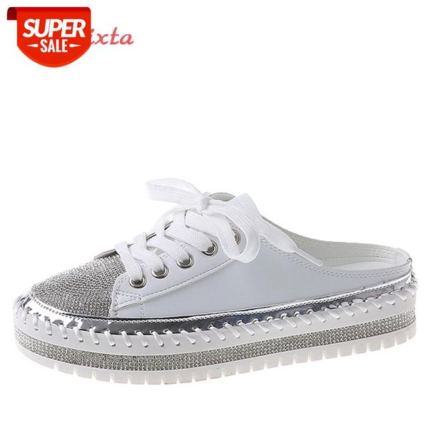 aphixta 2021 new summer crystals flat platform slides women bling rubber bottom mulers shoes lace-up outside fashion slippers #me8k, Black
aphixta 2021 new summer crystals flat platform slides women bling rubber bottom mulers shoes lace-up outside fashion slippers #me8k, Black