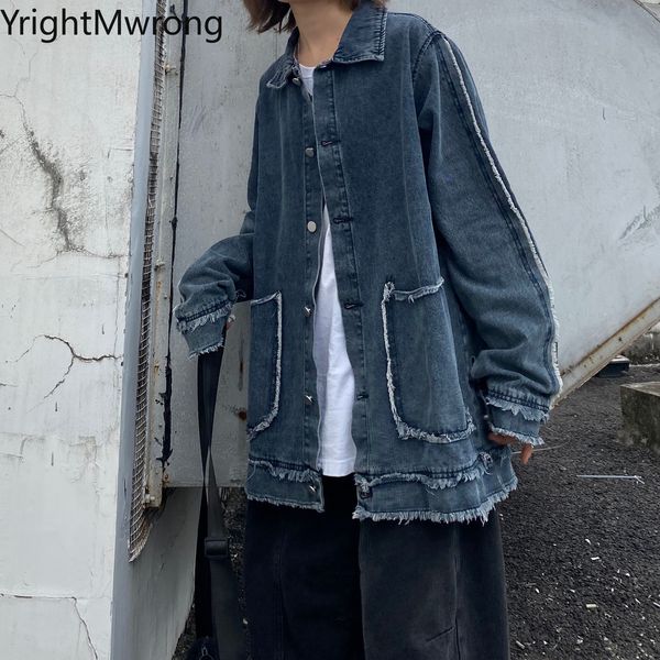 streetwear ripped fashion hip hop loose denim outfit fall autumn woman man jeans windbreaker chaqueta pocket button shirt blouse c1212, White;black
streetwear ripped fashion hip hop loose denim outfit fall autumn woman man jeans windbreaker chaqueta pocket button shirt blouse c1212, White;black