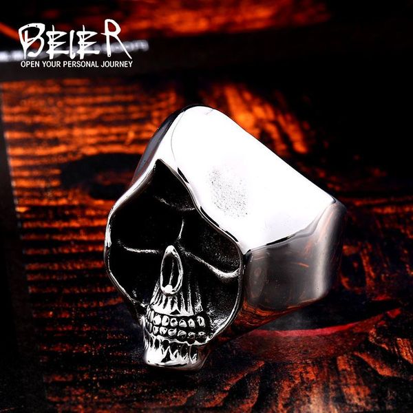 cluster rings beier store 316l stainless steel vintage sorcerer skull design men's ring gothic fashion jewelry llbr8-659r, Golden;silver
cluster rings beier store 316l stainless steel vintage sorcerer skull design men's ring gothic fashion jewelry llbr8-659r, Golden;silver