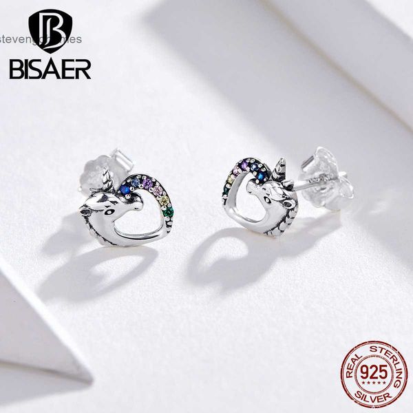 creative bisar s925 pure unicorn color zircon silver earring nail, Golden
creative bisar s925 pure unicorn color zircon silver earring nail, Golden