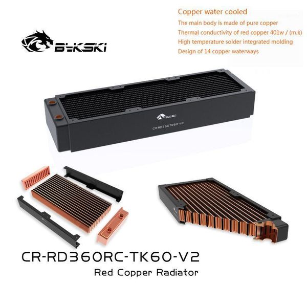 bykski 360 copper water cooling radiator 60mm thick thin row heatsink for computer pc beauty apparatus cr-rd360rc-tk60-v21
bykski 360 copper water cooling radiator 60mm thick thin row heatsink for computer pc beauty apparatus cr-rd360rc-tk60-v21