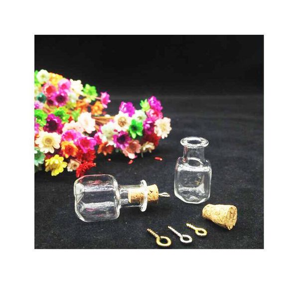 10pcs/lot cube mini empty wishing bottle vial pendants perfume essential oil cork plug glass hand-blown jewelry bbyvtu, Black
10pcs/lot cube mini empty wishing bottle vial pendants perfume essential oil cork plug glass hand-blown jewelry bbyvtu, Black