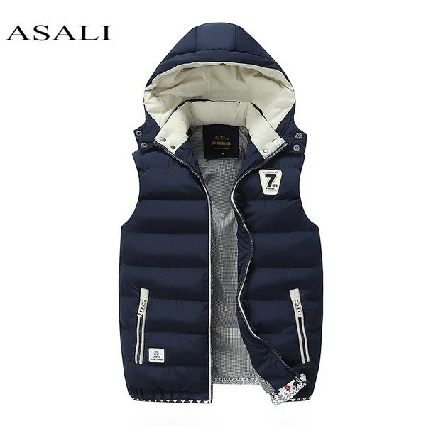 hooded men winter fleece vest male thick warm waistcoat cotton casual soft vests mens windproof sleeveless jacket parkas 201104, Black;brown
hooded men winter fleece vest male thick warm waistcoat cotton casual soft vests mens windproof sleeveless jacket parkas 201104, Black;brown