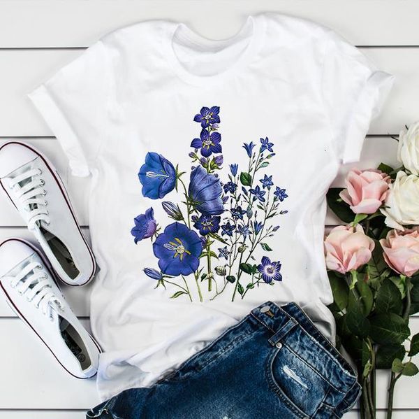 women shirt womens floral summer wild plant clothes ladies short sleeve kawaii tees graphic printed tshirt female t-shirt, White
women shirt womens floral summer wild plant clothes ladies short sleeve kawaii tees graphic printed tshirt female t-shirt, White