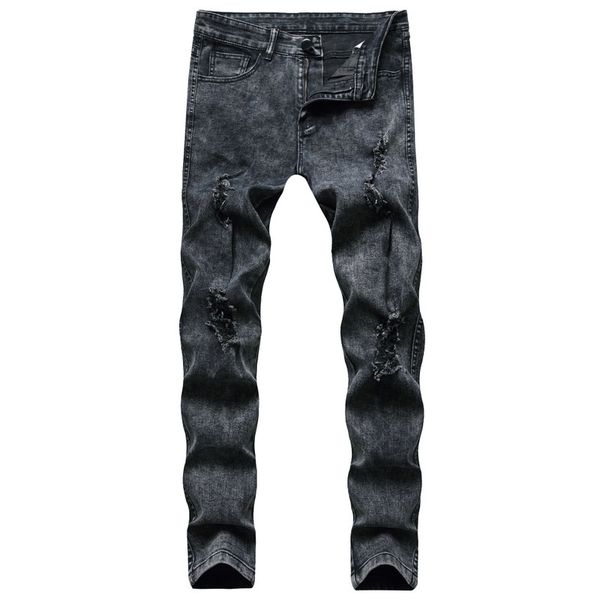 2020 new cross border european and american jeans youth hole slim casual elastic men's pants trend, Blue
2020 new cross border european and american jeans youth hole slim casual elastic men's pants trend, Blue