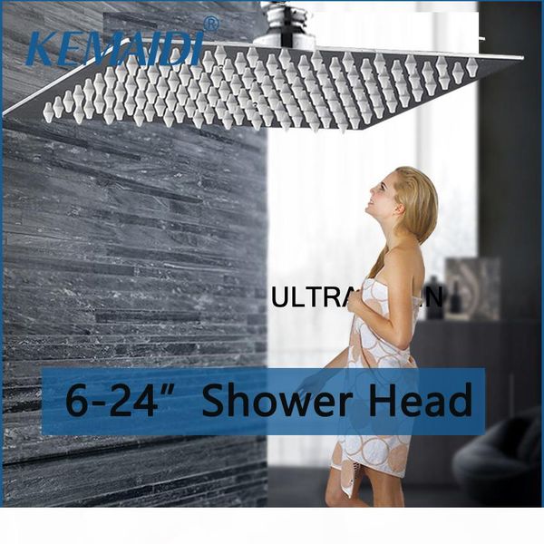 kemaidi 6-24 inch ceiling square stainless steel rainfall bathroom rain shower head sprinkler 200925
kemaidi 6-24 inch ceiling square stainless steel rainfall bathroom rain shower head sprinkler 200925