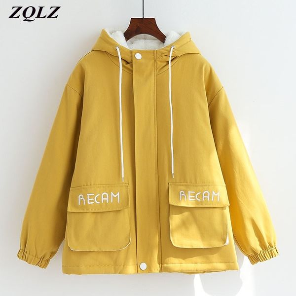 zqlz winter jacket women new hooded thick cotton padded parka mujer print letter plus size outwear casual loose coat female 201017, Black
zqlz winter jacket women new hooded thick cotton padded parka mujer print letter plus size outwear casual loose coat female 201017, Black