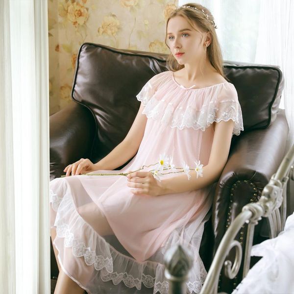 roseheart women fashion female sleepwear nightdress lace bow homewear nightwear nightgown sleepwear luxury gown1, Black;red
roseheart women fashion female sleepwear nightdress lace bow homewear nightwear nightgown sleepwear luxury gown1, Black;red