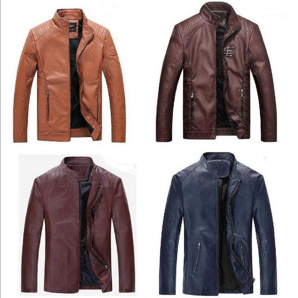 men's fur & faux wholesale men's leather jacket more styles choice stand collar plus velvet slim coat drop ship keep warm outwear1, Black 
men's fur & faux wholesale men's leather jacket more styles choice stand collar plus velvet slim coat drop ship keep warm outwear1, Black