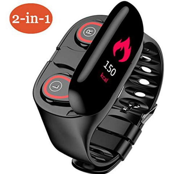 new wireless earbuds in-ear bluetooth smart earphone long time standby headset smart bracelet heart rate monitor m1 smart watch
new wireless earbuds in-ear bluetooth smart earphone long time standby headset smart bracelet heart rate monitor m1 smart watch