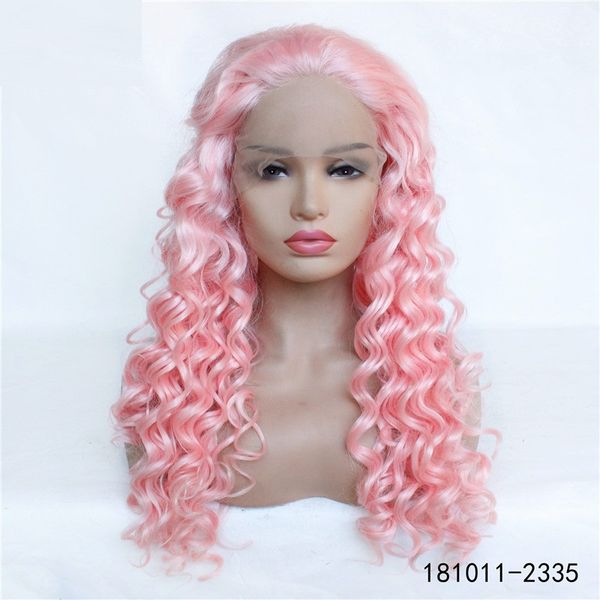 14~26 inches big curly pelucas synthetic lace front wig simulation human hair wigs 181011-2335, Black;brown
14~26 inches big curly pelucas synthetic lace front wig simulation human hair wigs 181011-2335, Black;brown