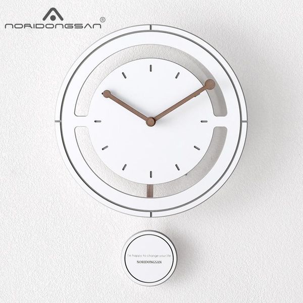nordic simple pendulum wall clock modern living room creative simple minimalist art bedroom clock mute home decoration c6t1
nordic simple pendulum wall clock modern living room creative simple minimalist art bedroom clock mute home decoration c6t1
