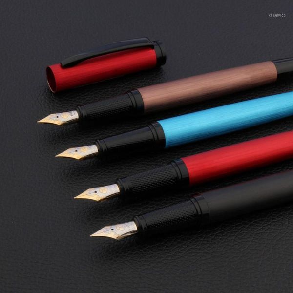 luxury 366 fountain pen business calligraphy office school supplies writing frosted black gold ink pens1
luxury 366 fountain pen business calligraphy office school supplies writing frosted black gold ink pens1