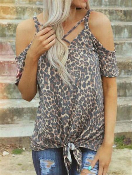 loose slim t-shirt female leopard printed v-neck tee women casual summer female tees1, Black;blue
loose slim t-shirt female leopard printed v-neck tee women casual summer female tees1, Black;blue