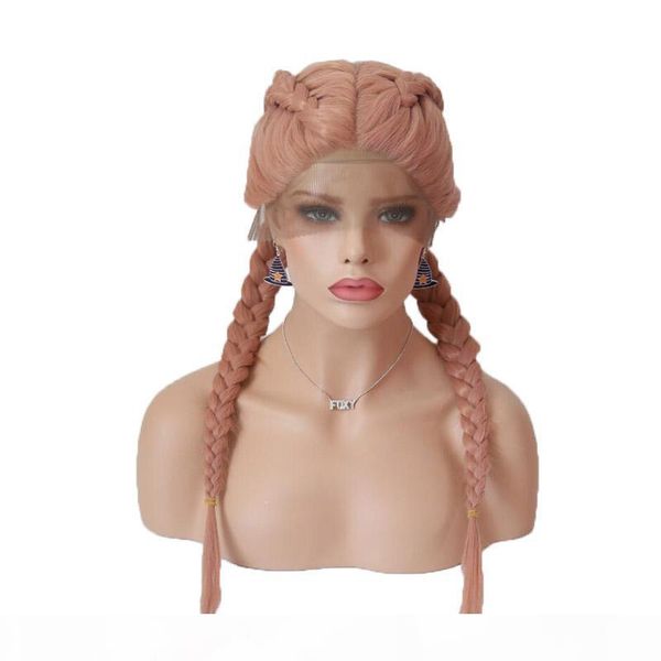 2018 factory direct synthetic hair wig braided lace front wig afro braiding lace hair for women box lace front braided wigs lovely color, Black
2018 factory direct synthetic hair wig braided lace front wig afro braiding lace hair for women box lace front braided wigs lovely color, Black