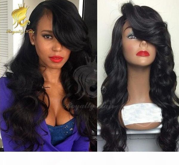 peruvian130 density wavy glueless lace front human hair wig & full lace wig with side bangs with blenched knots, Black;brown
peruvian130 density wavy glueless lace front human hair wig & full lace wig with side bangs with blenched knots, Black;brown