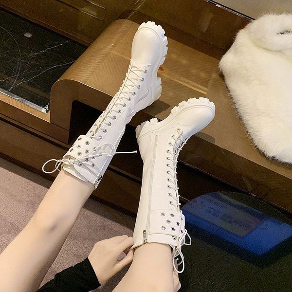 boots knee high platform women shoes motorcycle goth winter metal buckle chunky long black beige 2021
boots knee high platform women shoes motorcycle goth winter metal buckle chunky long black beige 2021