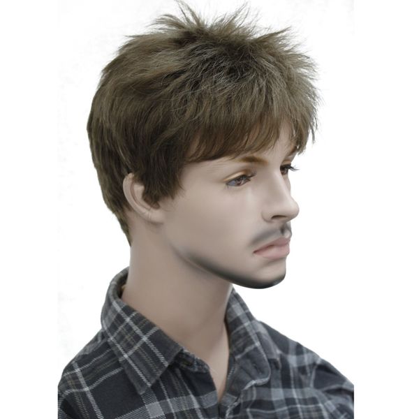men's wig natural black/brown short straight hair synthetic full wigs 7 color high temperature fiber
men's wig natural black/brown short straight hair synthetic full wigs 7 color high temperature fiber