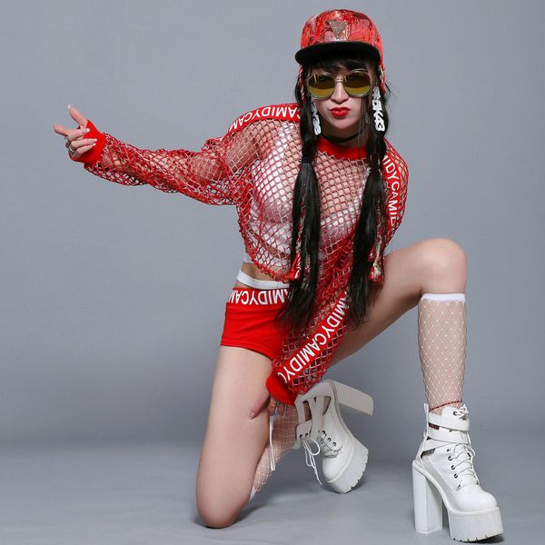 jazz hip hop costumes mesh shorts nightclub singer dj women pole dance clothes stage outfit performance wear, Black;red
jazz hip hop costumes mesh shorts nightclub singer dj women pole dance clothes stage outfit performance wear, Black;red