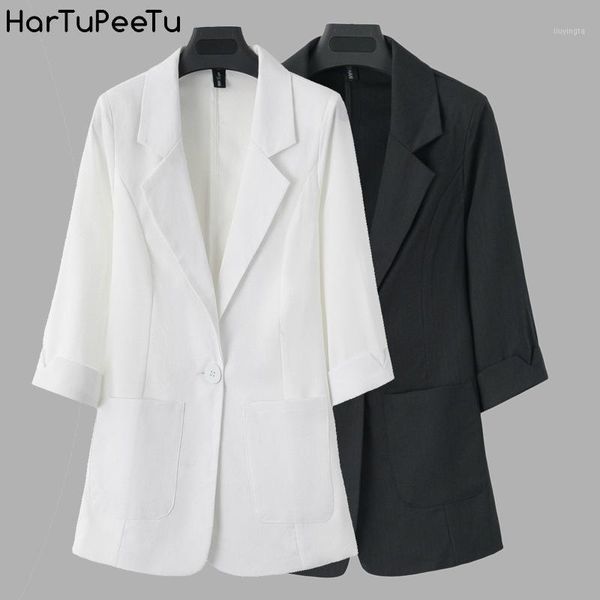 womens casual summer blazer loose fit ladies office wear linen thin suit fabric cardigan jacket 3/4 sleeve plus size fashion1, White;black 
womens casual summer blazer loose fit ladies office wear linen thin suit fabric cardigan jacket 3/4 sleeve plus size fashion1, White;black