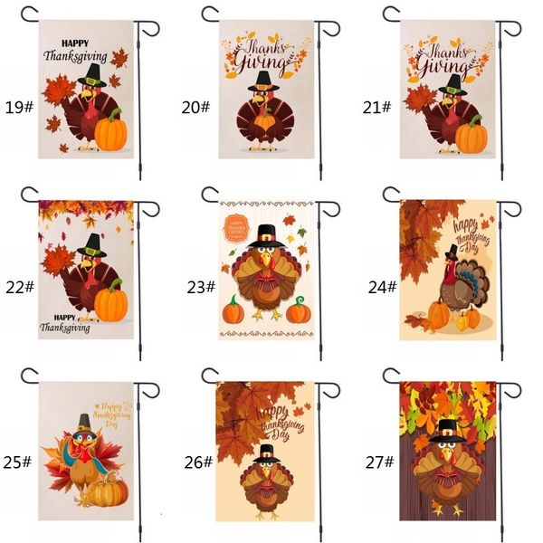 factory price47* 32cm autumn turkey pumpkin maple leaf printed garden linen thanksgiving hanging flag
factory price47* 32cm autumn turkey pumpkin maple leaf printed garden linen thanksgiving hanging flag