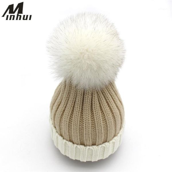beanie/skull caps minhui real fur pompom hat women girl kids winter cap patch knitted pom poms hats bonnet skullies beanies gorro mom and ki, Blue;gray
beanie/skull caps minhui real fur pompom hat women girl kids winter cap patch knitted pom poms hats bonnet skullies beanies gorro mom and ki, Blue;gray
