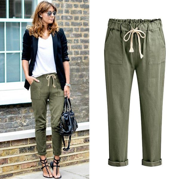 summer lace up elastic waist plus size harem pants women ankle length pants large size casual trousers black pantalon femme 6xl, Black;white
summer lace up elastic waist plus size harem pants women ankle length pants large size casual trousers black pantalon femme 6xl, Black;white