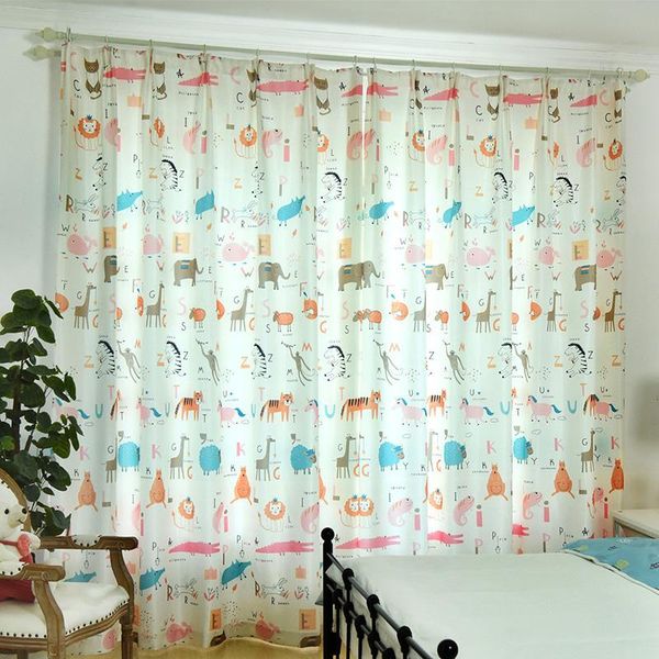 curtain & drapes english cartoon animal curtains for kids bedroom window pink living room tulle fabric kitchen
curtain & drapes english cartoon animal curtains for kids bedroom window pink living room tulle fabric kitchen