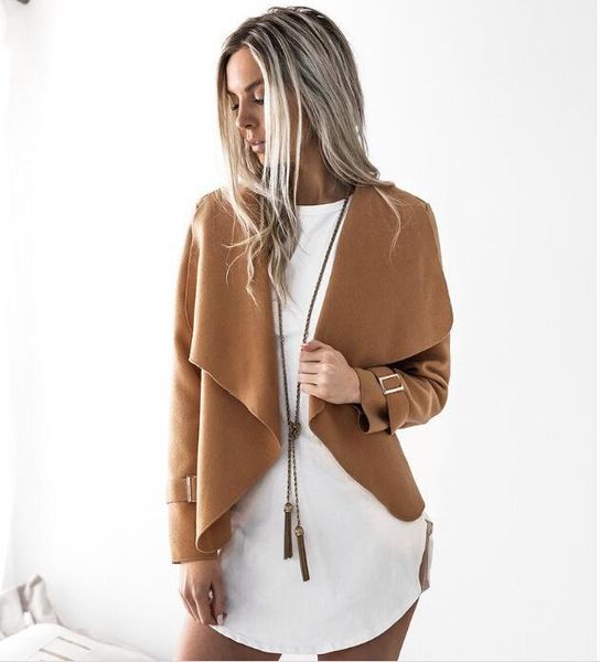 europe and the united states autumn and winter 2017 new lapel woolen jacket jacket small women's wool1, Black
europe and the united states autumn and winter 2017 new lapel woolen jacket jacket small women's wool1, Black