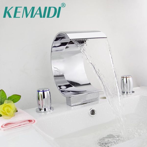 bathroom sink faucets kemaidi hight quality mixer deck mounted bathtub waterfall basin tap chrome faucet set 3pcs n0010
bathroom sink faucets kemaidi hight quality mixer deck mounted bathtub waterfall basin tap chrome faucet set 3pcs n0010