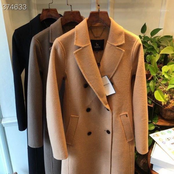 in the fall and winter of 2021 ms haggis a undertakes the new cloth coat coat1, Black
in the fall and winter of 2021 ms haggis a undertakes the new cloth coat coat1, Black
