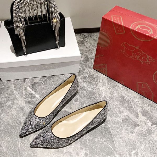 fashion womens dress shoes flat slip on diamonds leather women wedding party pointed toe designer shoe, Black
fashion womens dress shoes flat slip on diamonds leather women wedding party pointed toe designer shoe, Black