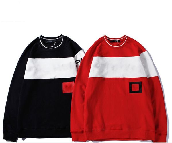 men's and women's fashion casual round neck letter embroidery cotton long-sleeved color matching loose sweater t-shirt jacket ing, Black
men's and women's fashion casual round neck letter embroidery cotton long-sleeved color matching loose sweater t-shirt jacket ing, Black