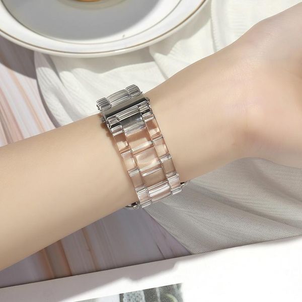strap for watch band series 6 se 5 4 321 transparent for iwatch bracelet 38mm 40mm 42mm 44mm watchband acc qylozf, Black;brown
strap for watch band series 6 se 5 4 321 transparent for iwatch bracelet 38mm 40mm 42mm 44mm watchband acc qylozf, Black;brown