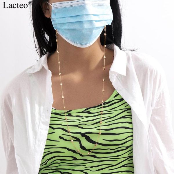 lacteo fashion party long anti-lost face cover chain necklace mask jewelry copper bead chain anti fracture necklace, Golden;silver
lacteo fashion party long anti-lost face cover chain necklace mask jewelry copper bead chain anti fracture necklace, Golden;silver