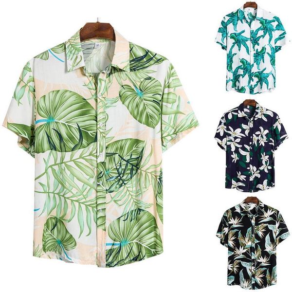 monerffi 2021 summer men casual shirts fashion hawaiian printed short-sleeve beach holiday floral streetwear camisa masculina, White;black
monerffi 2021 summer men casual shirts fashion hawaiian printed short-sleeve beach holiday floral streetwear camisa masculina, White;black