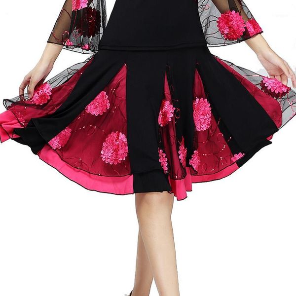 women ballroom dance costume skirt modern standard waltz latin salsa samba skirts rumba sequined mesh elastic waistband1, Black;red
women ballroom dance costume skirt modern standard waltz latin salsa samba skirts rumba sequined mesh elastic waistband1, Black;red