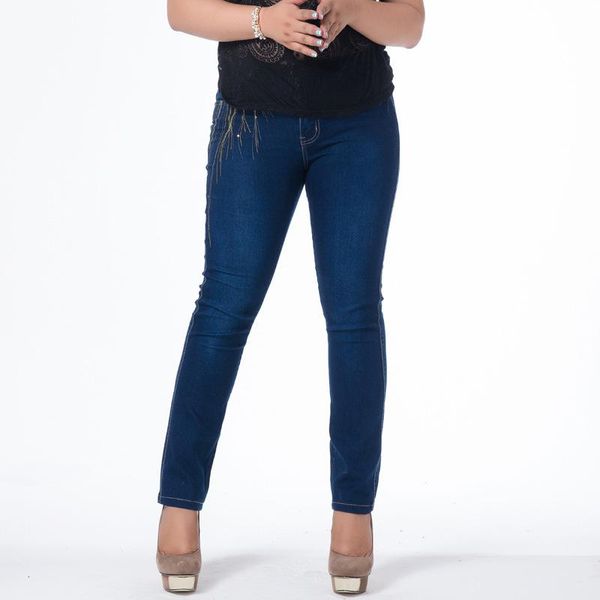 summer women 6xl plus size stretch jeans high waist denim leggings jeans for women quality wholesale embroidered, Blue
summer women 6xl plus size stretch jeans high waist denim leggings jeans for women quality wholesale embroidered, Blue