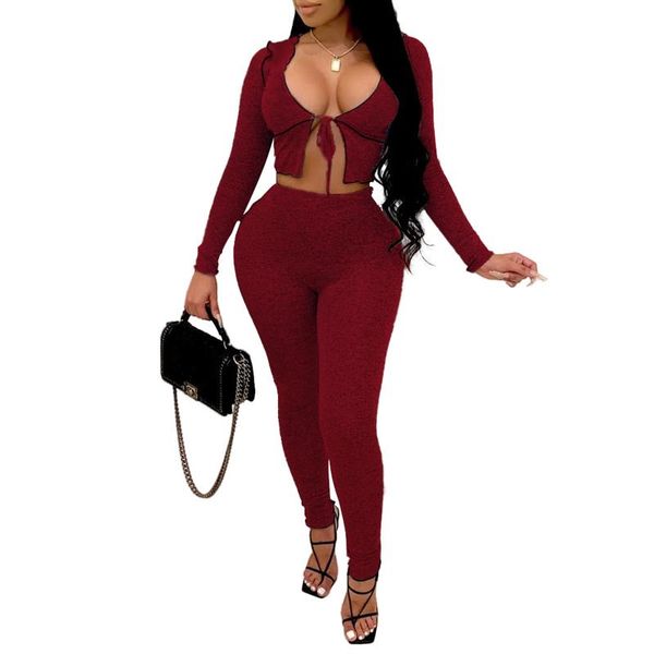 women's tracksuits long sleeve trouser suit solid color v-collar sports set casual high waist tight outfits, Gray
women's tracksuits long sleeve trouser suit solid color v-collar sports set casual high waist tight outfits, Gray