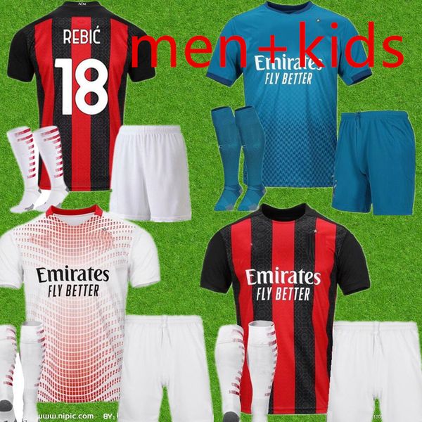 men+kids 20 21 ibrahimovic ac milan soccer jerseys 2020 2021 piatek home third football shirt paqueta theo uniforms milan maillot de foot, Black
men+kids 20 21 ibrahimovic ac milan soccer jerseys 2020 2021 piatek home third football shirt paqueta theo uniforms milan maillot de foot, Black